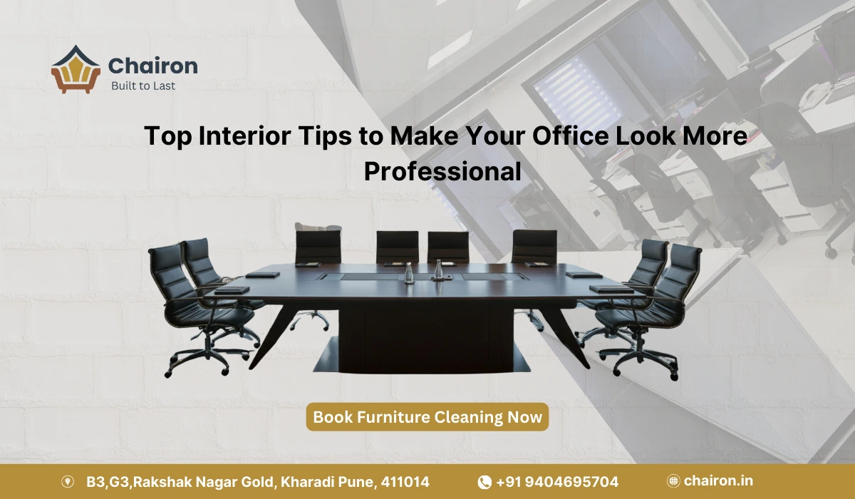 Top Interior Tips to Make Your Office Look More Professional